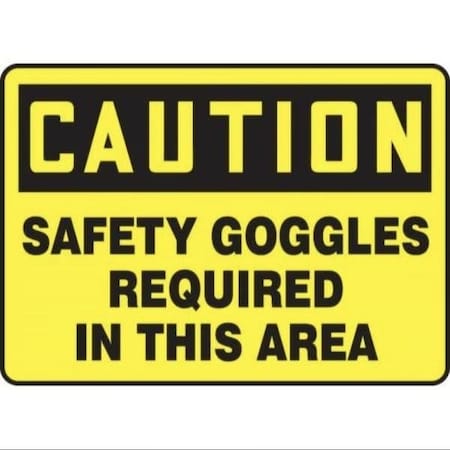 Accuform OSHA CAUTION SAFETY SIGN SAFETY MPPE735VP MPPE735VP